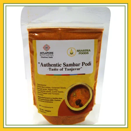 Mylapore Kitchens : Authentic Sambar Podi (100g)